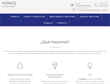 Tablet Screenshot of foince.es